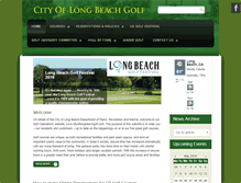 Tablet Screenshot of cityoflongbeachgolf.com